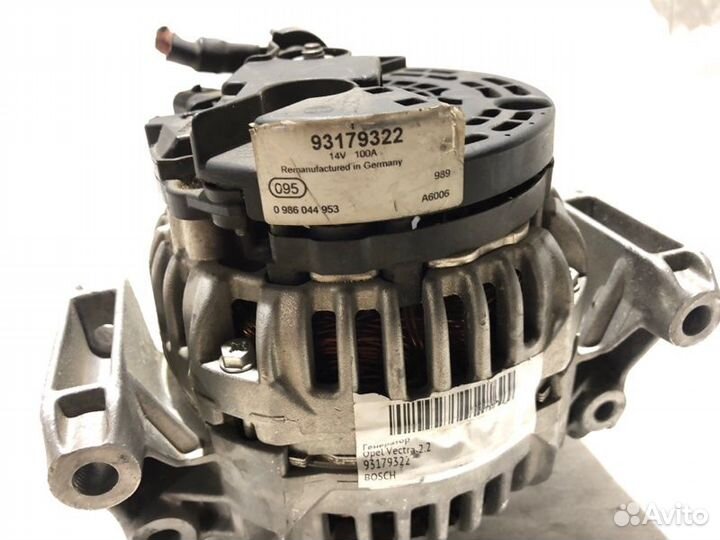 Генератор Opel Astra Vectra Zafira 100A