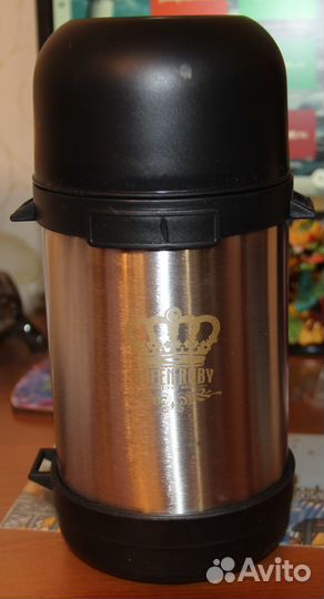 Термос суповой чайный металлический 1 литр Разные