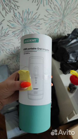 Ирригатор новый azdent хороший дорожный ввриант