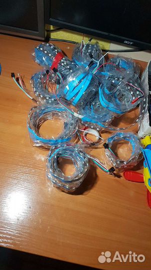 Лента светодиодная WS2812 1m 60led ip30