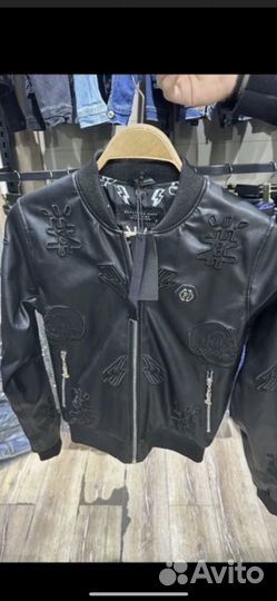 Кожаная куртка philipp plein