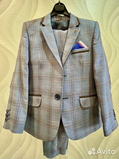 Пиджак мужской для мальчика костюм тройка брюки