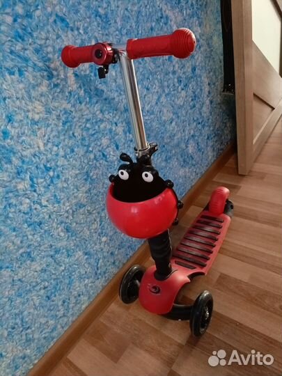 Самокат детский трехколесный бу