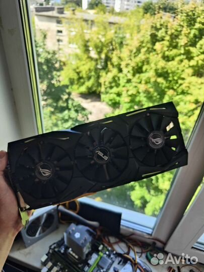Видеокарта gtx 1080 ti 11 gb asus rog