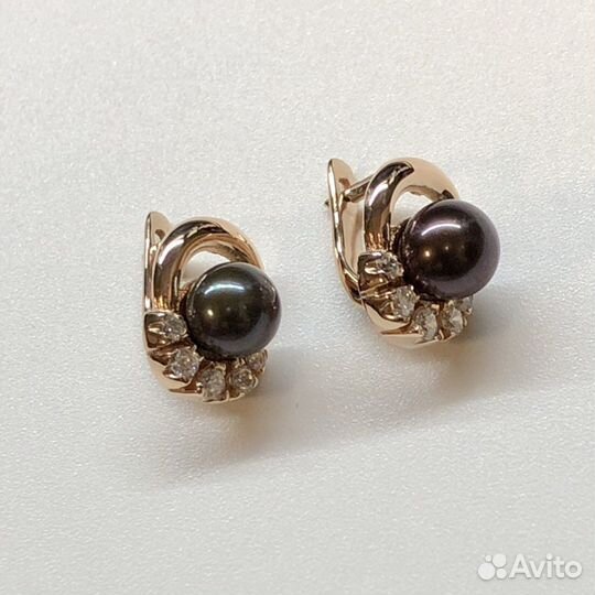 Золотые серьги 585 пробы