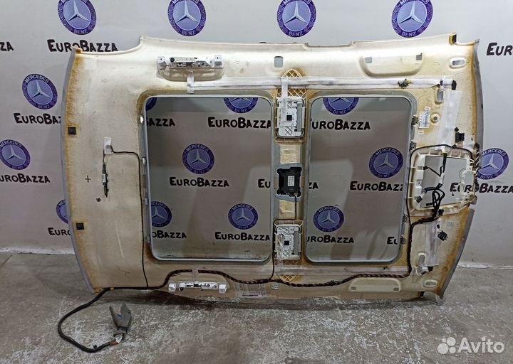 Потолок под панораму Mercedes W221