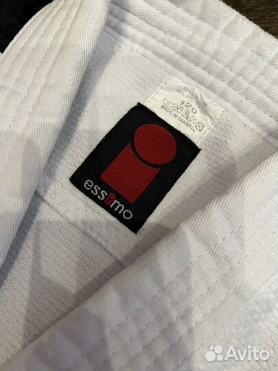 Кимоно детское120см дзюдо essimo(штаны на резинке