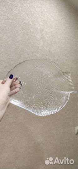 Блюдо в виде рыбы новое, 250мм*360мм