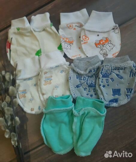 Чепчики+антицарапки