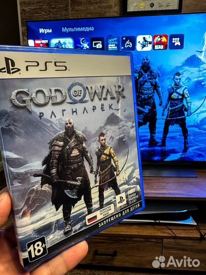 God of war ragnarok ps5 диск русская озвучка