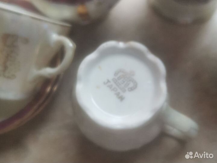 Кофейный сервиз мадонна золотая шишка