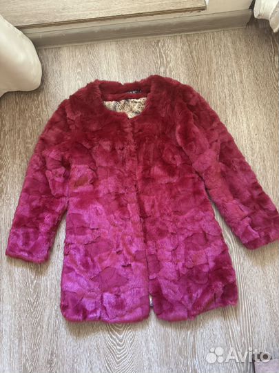 Шуба из эко меха