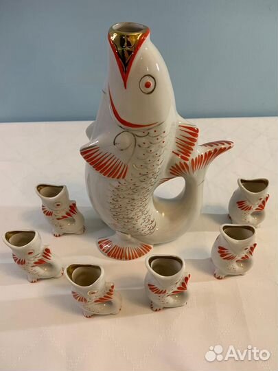 Графин и 6 стопок 