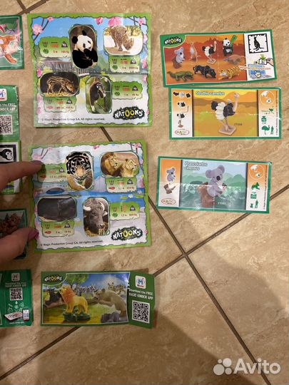 Вкладыши от киндер игрушек natoons 2009года и тд