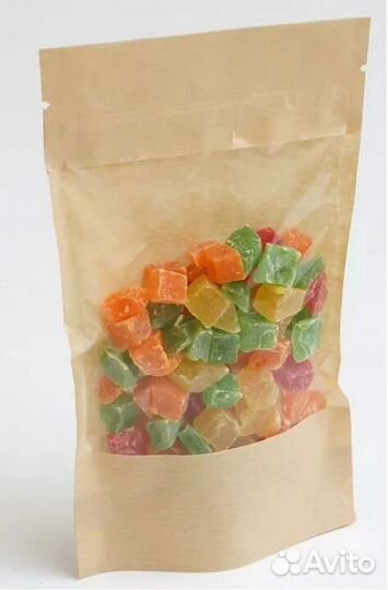 Пакеты крафт дой пак с замком зип