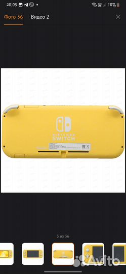 Nintendo switch lite прошитая 128гб