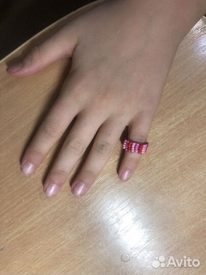 Кольцо из бисера