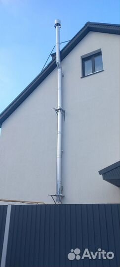 Монтаж отопление водоснабжение, дымоходов