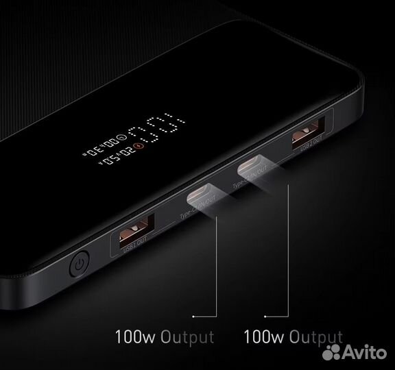 Baseus 100 Вт Power Bank 20000 мАч для ноутбука