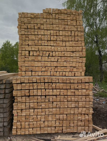 Брусок строганный сосна/ёлка 40х50 опт и розница