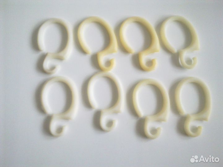 Кольца для шторы в ванную душ на дачу винтаж СССР