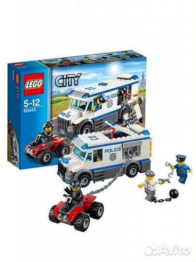 Lego City 60043 Транспортировка заключенного