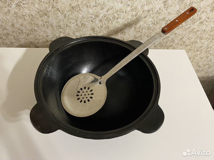 Узбекский казан чугунный 4,5 литра