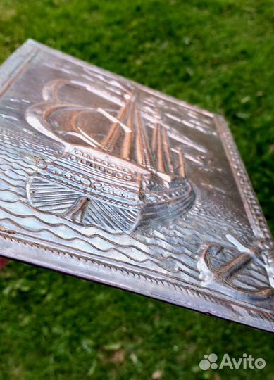 Чеканка каравелла медь СССР (УССР) 1981г