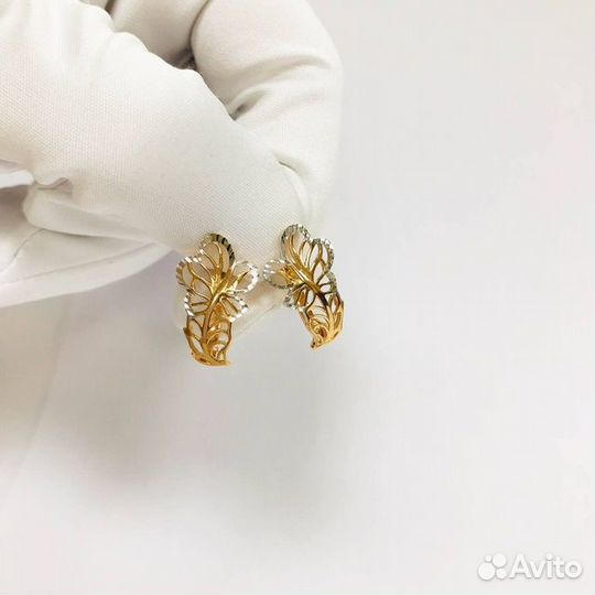 Золотые серьги