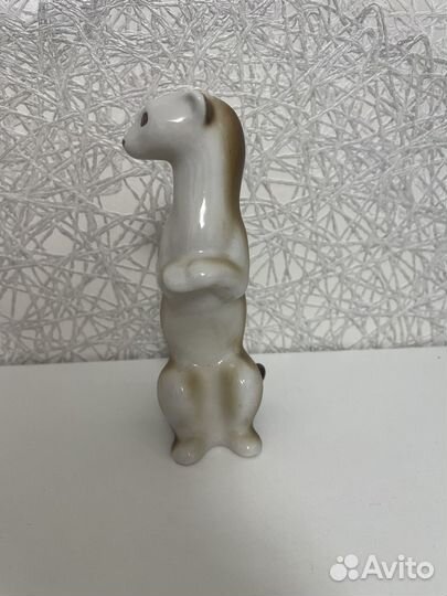 Фарфоровая статуэтка Ласка, Куница СССР