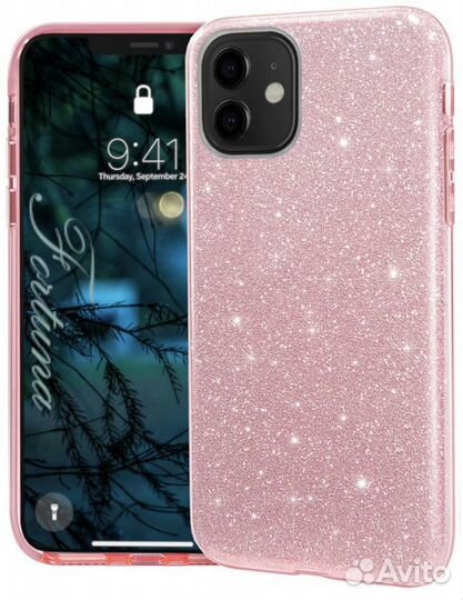 Чехол с блестками для Apple iPhone 12 Mini