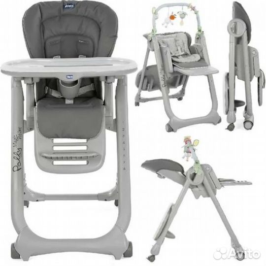 Chicco polly magic relax стульчик для кормления