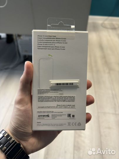 Чехол Apple iPhone 12 mini Clear Case MagSafe