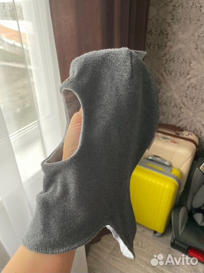 Шапка шлем демисезонный Бизи