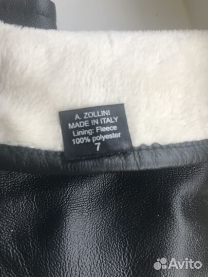 Перчатки женские кожаные