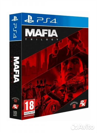 Mafia Trilogy Ps4 (новый диск)