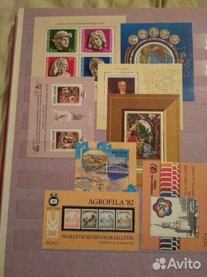 Марки почтовые иностранные