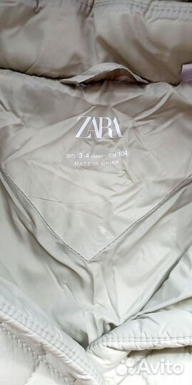 Куртка для девочки zara 104