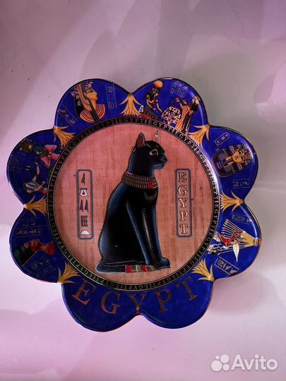 Статуэтка копилка тарелка котики