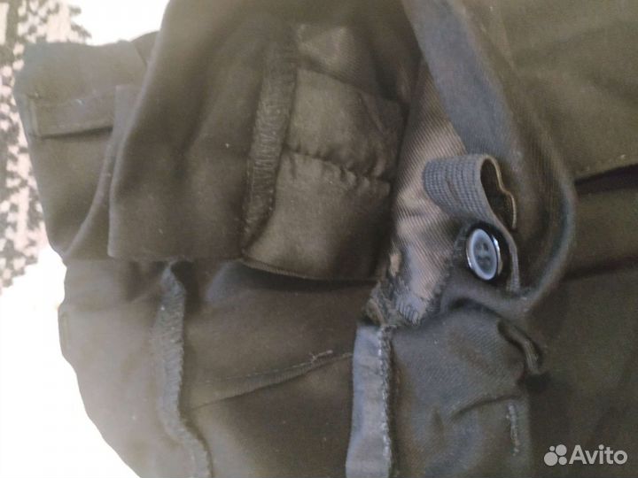 Школьный костюм 134 с жилеткой чёрный