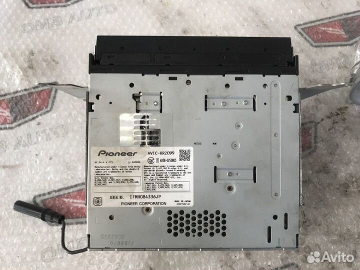 Магнитола Pioneer Carrozzeria avic-HRZ099 Япония