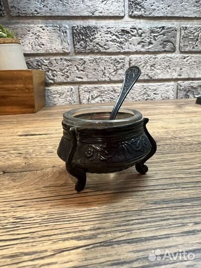 Солонка мельхиор СССР