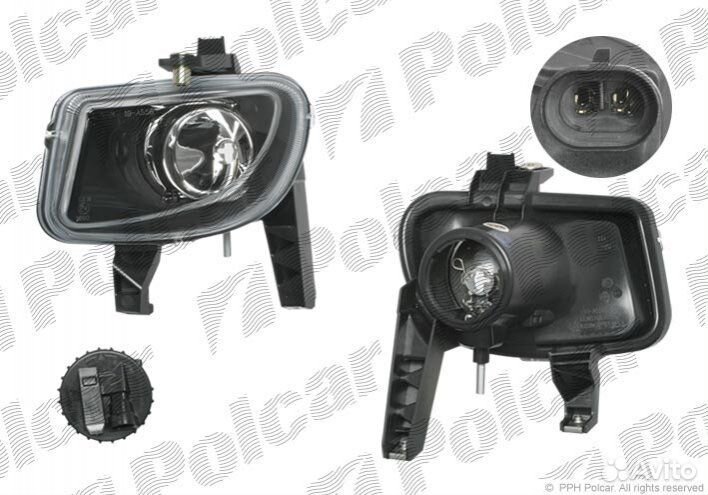 Противотуманная фара левая Fiat Grande Punto