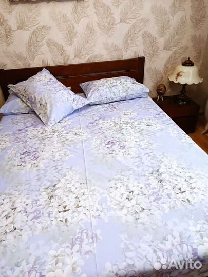 Постельное белье 3D, цветки сирени