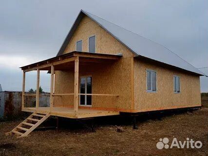 Каркасный модульный дом 7*7м2