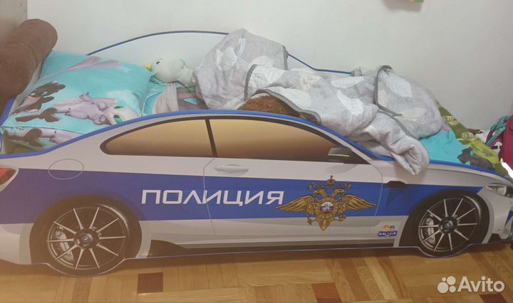 Кровать машинка детская