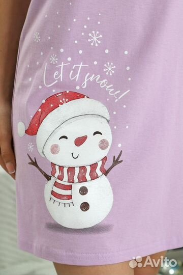 Сорочка женская Сувенир, лиловый