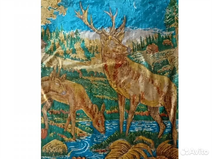 Покрывало ковер СССР плюш