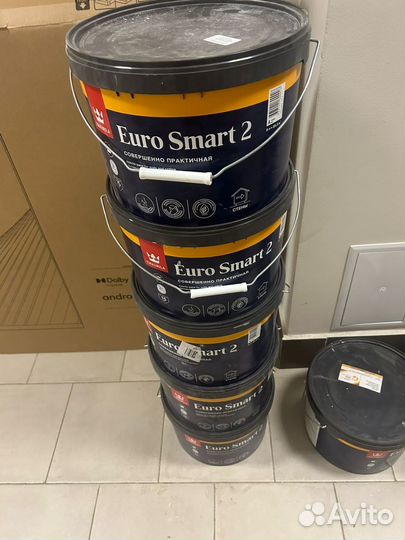 Tikkurila Euro SMART 2 база А белая 9 л