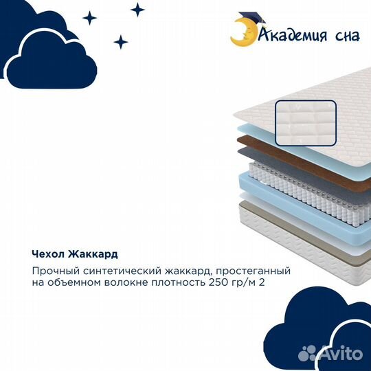 Матрас Академия сна SON-ON Base Flat 90x200
